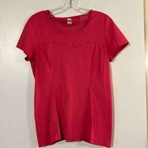 Lucy tech hot pink short sleeve tee